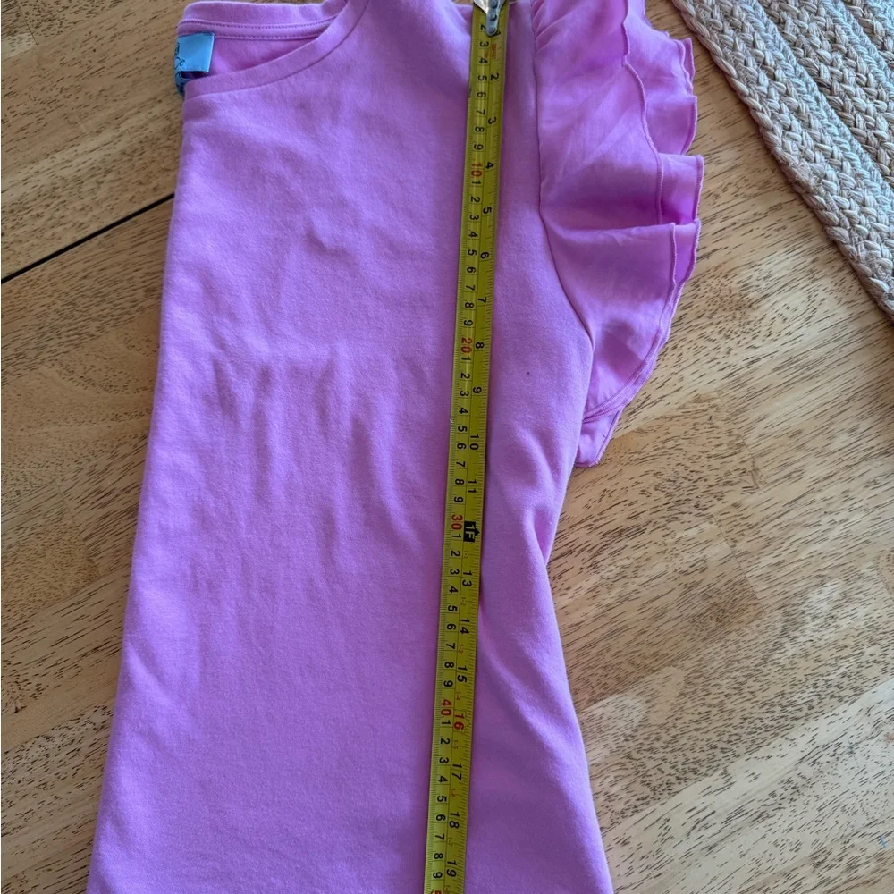 Pink Ruffle Sleeve Top - Picture 4 of 5